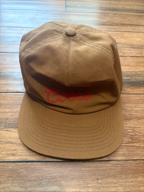 Brixton Other - Brixton Coors Banquet Snapback Hat Brown Cap Beer